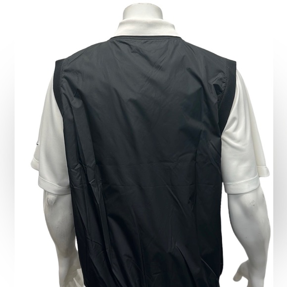 NWT Walt Disney World Golf Links Tech Mickey Embroidered Black Windbreaker Vest - Picture 9 of 13